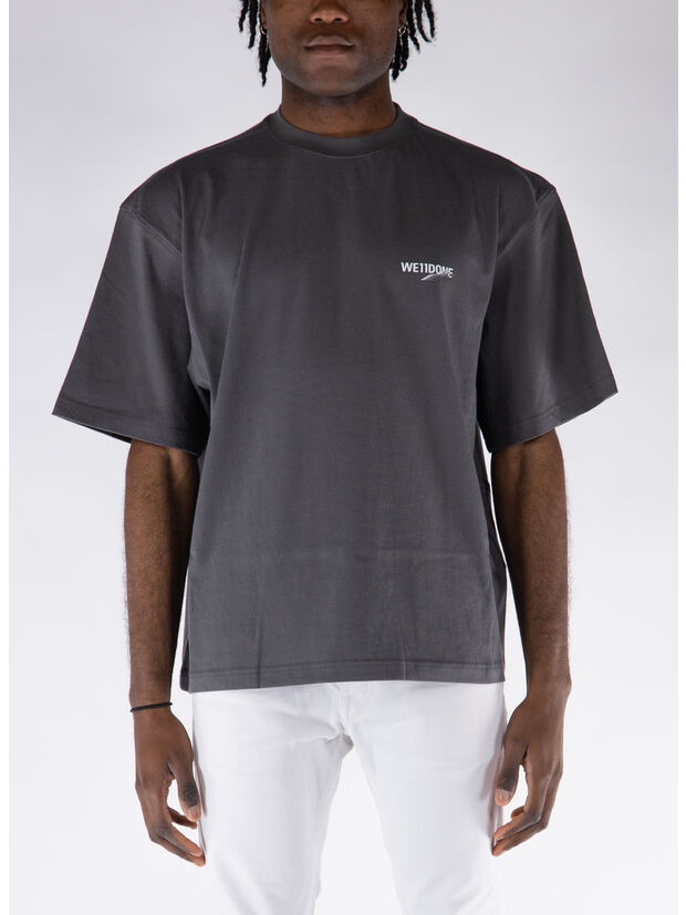 T-SHIRT WAVE LOGO, CHARCOAL, large
