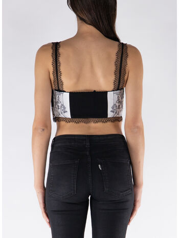 TOP BAROCCO, 5B040 NERO/BIANCO, small
