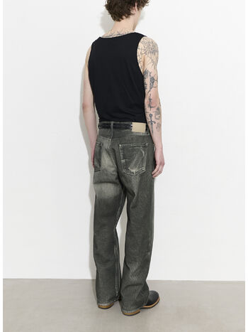 JEANS THIRD CUT, Digital Black Aurora Print, small