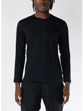 T-SHIRT LONGSLEEVE BASIC, BLACK, thumb