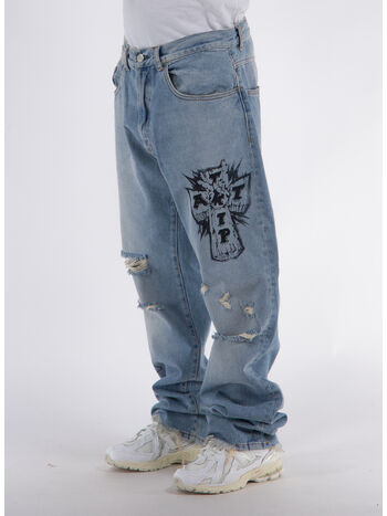JEANS METAL TRIP BATTEN, BLU BLUE, small