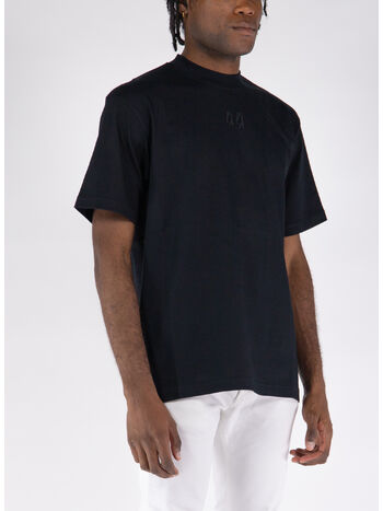 T-SHIRT CLASSIC, P396 BLACK + 44 SOLID DIRTY WHITE, small