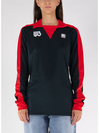 CAMICIA HOME JERSEY, BLACK AND RED, small