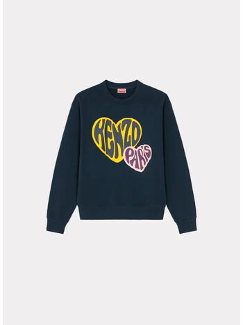 FELPA KENZO HEARTS CLASSIC, 77 MIDNIGHT BLUE, small