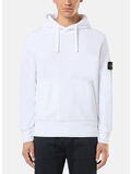 FELPA HOODIE CON PATCH LOGO, V0001 BIANCO, thumb
