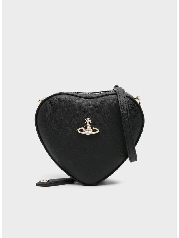 BORSA MINI SAFFIANO HEART, N401 BLACK, large