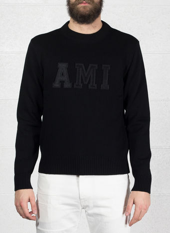 FELPA PULL COL ROND, 001BLACK, small