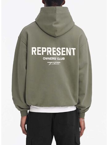 FELPA HOODIE REPRESENT OWNERS CLUB, 07 OLIVE, small