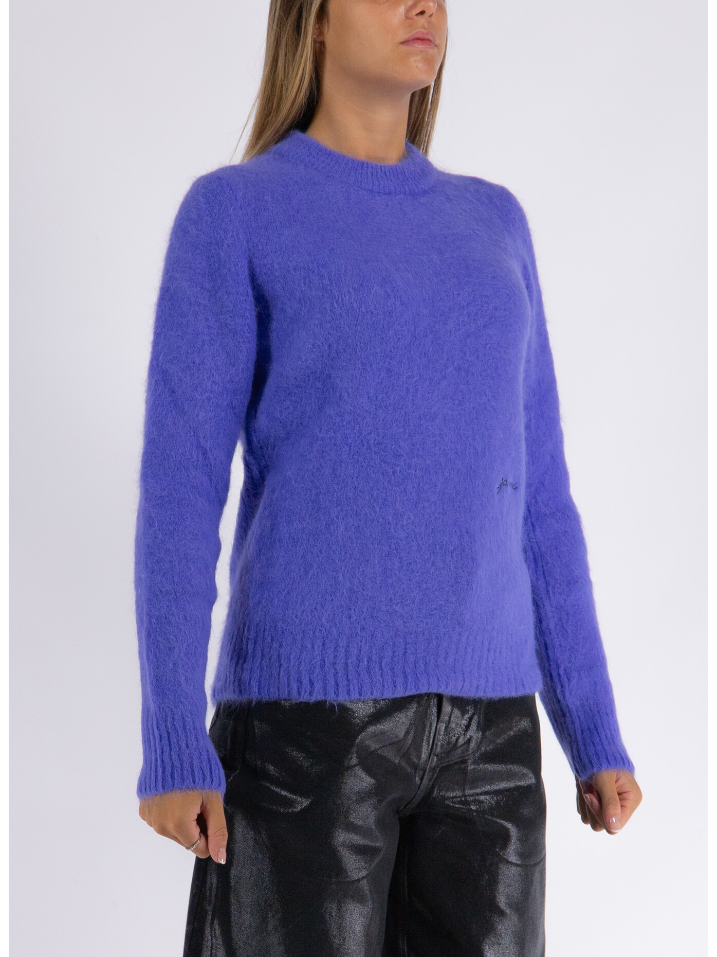 GANNI MAGLIONE BRUSHED ALPACA O