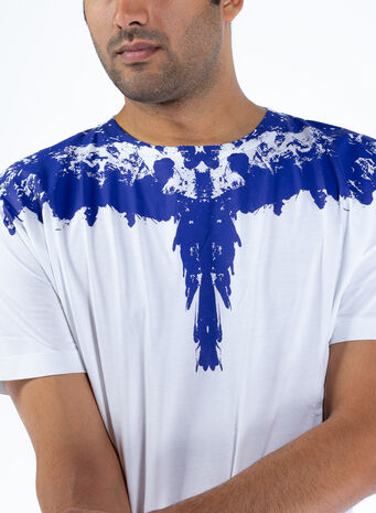 T-SHIRT TEMPERA WINGS, 0145WHITEBLUE, small