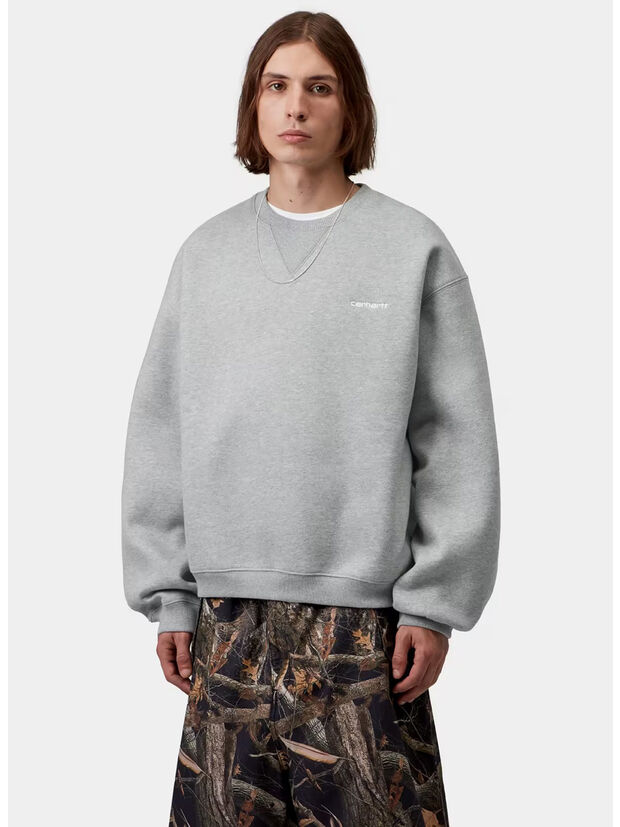 FELPA EBBERT, 00DXX Grey Heather / White, large