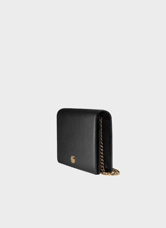 MINI BORSA GG MARMONT CON TRACOLLA A CATENA, 1000, small
