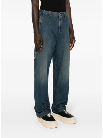 JEANS IN DENIM A GAMBA DRITTA, 961, small