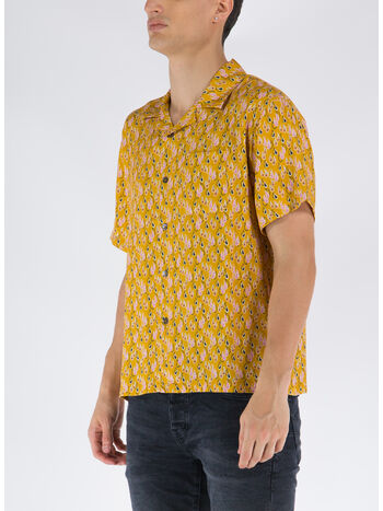 CAMICIA PAISLEY TEARS, MUSTARD, small
