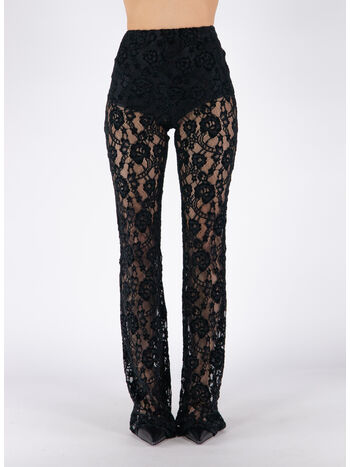 PANTALONE THE AREA LACE, BLACK, small
