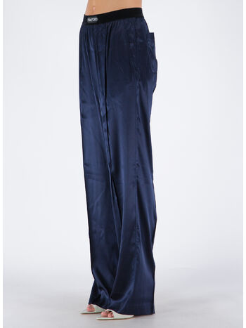 PANTALONE STRETCH SILK SATIN, HB790 INK, small