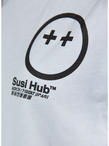 T-SHIRT CROPPED, WHITE, small