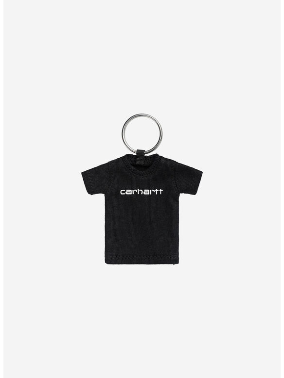PORTACHIAVI MINI T-SHIRT SCRIPT, 89XX BLACK, medium