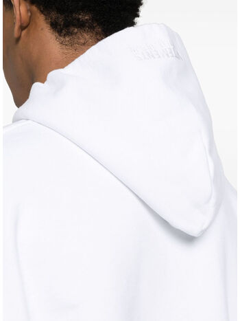 FELPA HOODIE LIMITED EDITION, WHITE/BLUE, small