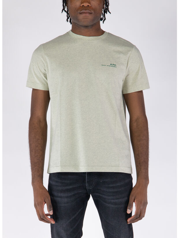 T-SHIRT ITEM H OVERDYE, PKC VERT PALE CHINE, large