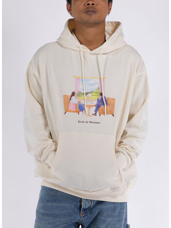 FELPA HOODIE VOYAGE, CM CREAM, small