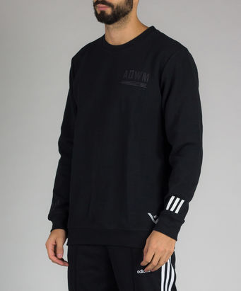FELPA WHITE MOUNTAINEERING CREW, COREBLACK, small