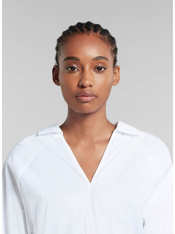 TOP CON COLLETTO A CAMICIA, , small