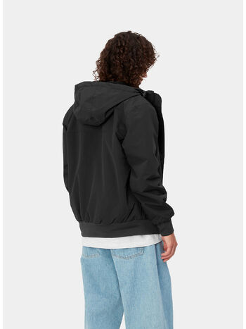 GIACCA HOODED COACH, 0D2XX BLACK/WHITE, small