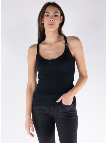 TOP HOLISTIC BUCKLE 90'S RIB, 9999 BLACK, small