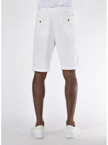 SHORTS CHINO, 01 BIANCO, small