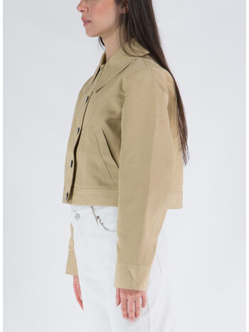 GIACCA CORTA HEAVY TWILL, 531 PALE KHAKI, small