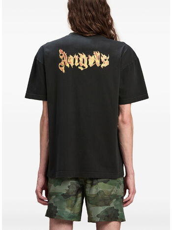 T-SHIRT BURNING LOGO, , small