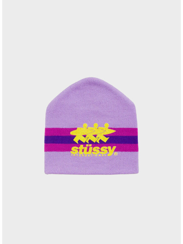 CAPPELLO STRIPE SKI BEANIE, PURP PURPLE, medium