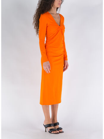 ABITO MIDI LIGHT STRETCH JERSEY, 860 VIBRANT ORANGE, small