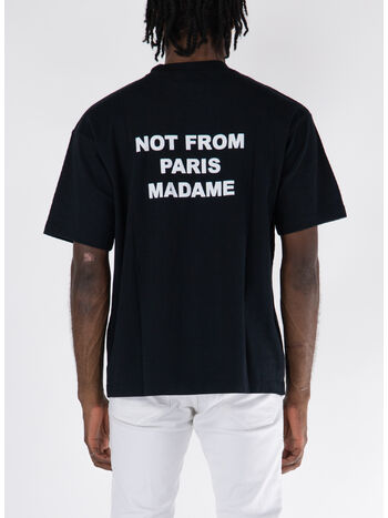 T-SHIRT SLOGAN, BL BLACK, small