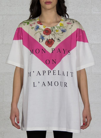 T-SHIRT FLORA, 9101IVORYMULTI, small