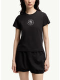 T-SHIRT IN COTONE CON LOGO CON CUORE RICAMATO, 998, thumb