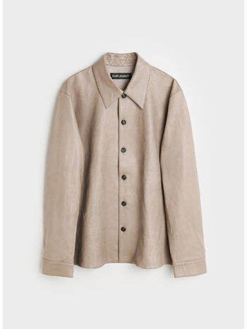 CAMICIA WELDING, 70S GREY VELVET, small