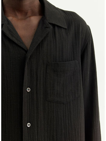 CAMICIA LEO, BLACK, small