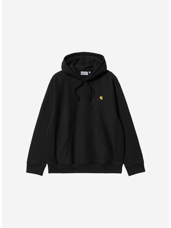 FELPA HOODIE AMERICAN SCRIPT, 89XX BLACK, small