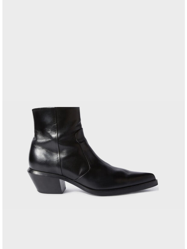 SCARPA SLIM TEXAN ANKLE BOOT, 1010 BLACK BLACK, large