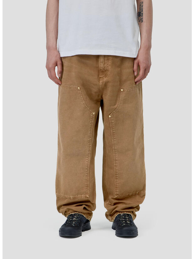 PANTALONE DOUBLE KNEE, HZ17 Hamilton Brown, destroy wash, large