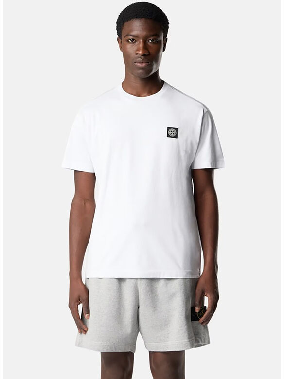 T-SHIRT COTTON JERSEY, V0001 WHITE, medium
