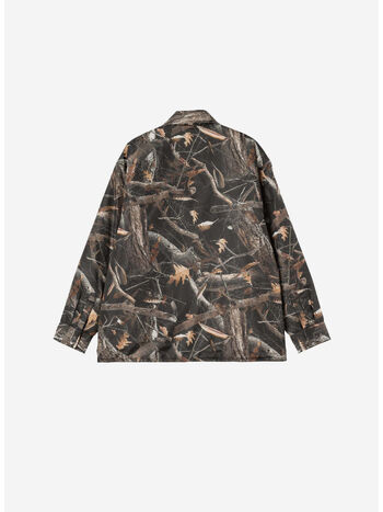 CAMICIA KANDLER, 3X5XX Camo Feather Tree, Black, small