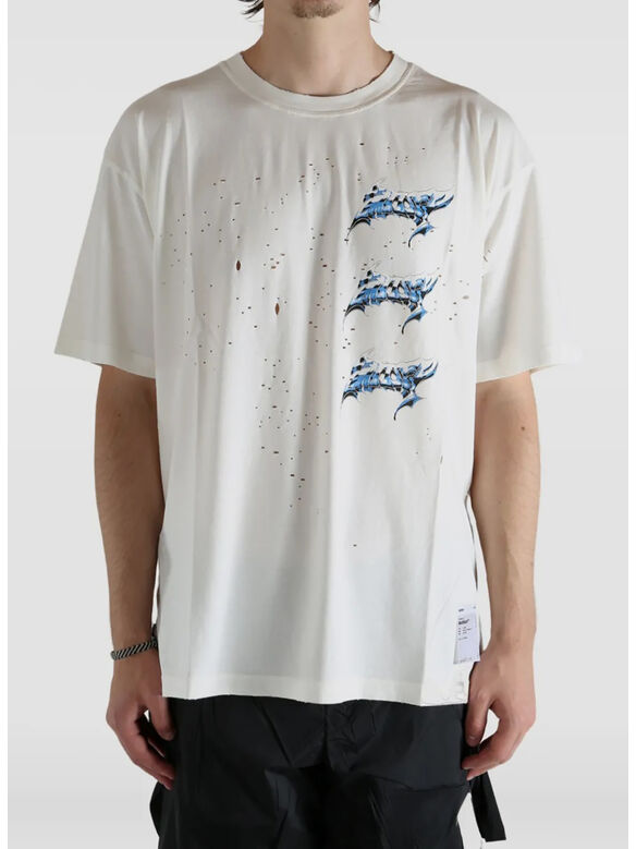 T-SHIRT MOTHTECH, OFF-WHITE, medium