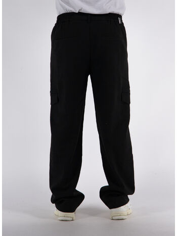 PANTALONE RELAXED, 01 BLACK, small