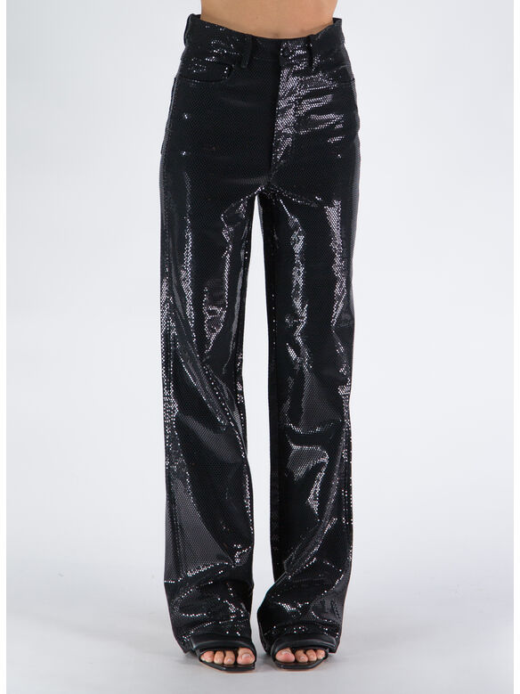 PANTALONE FOIL STRAIGHT, 1000 BLACK, medium