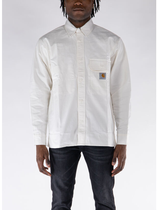 CAMICIA RENO, 350GD OFF WHITE, large
