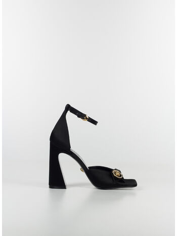 SANDALO A RASO, 1B00V NERO-ORO VERSACE, small