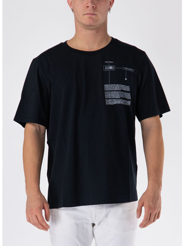 T-SHIRT NUMBERS-MOTIF, 900 BLACK, large